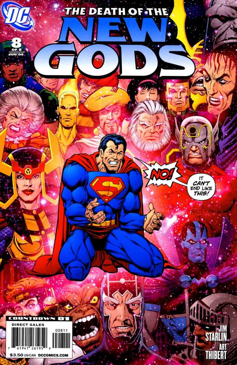 Death of the New Gods (2007) #8 cover