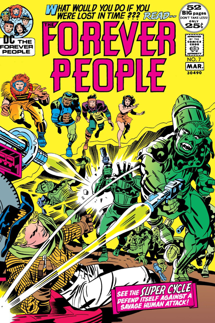 The Forever People (1971) #7 cover