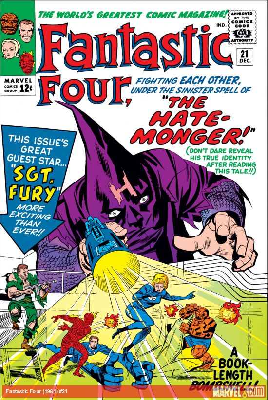 Fantastic Four #21 cover