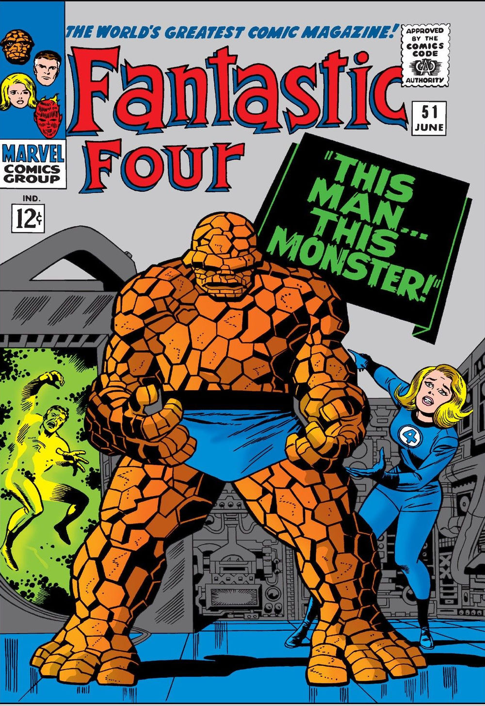 Cover of Fantastic Four #51