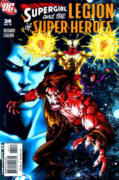 Supergirl and the Legion of Super-Heroes (2006) #34 cover