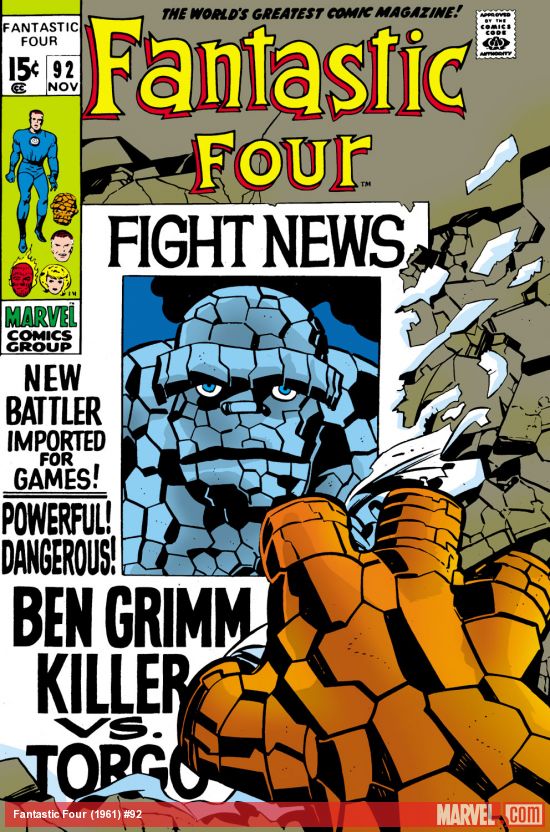 Cover of Fantastic Four #92
