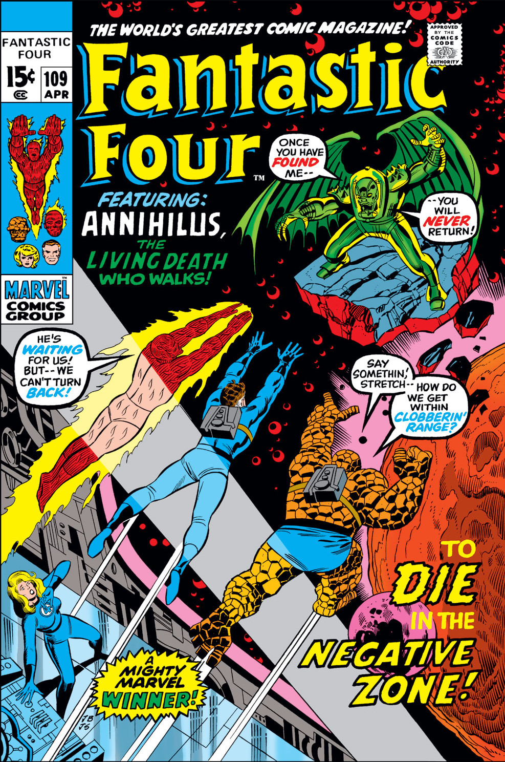 Cover of Fantastic Four #109