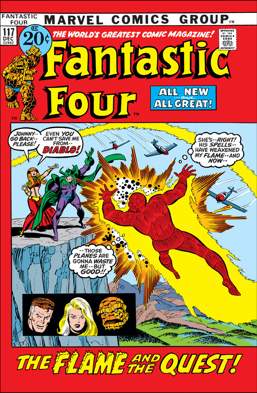 Cover of Fantastic Four #117