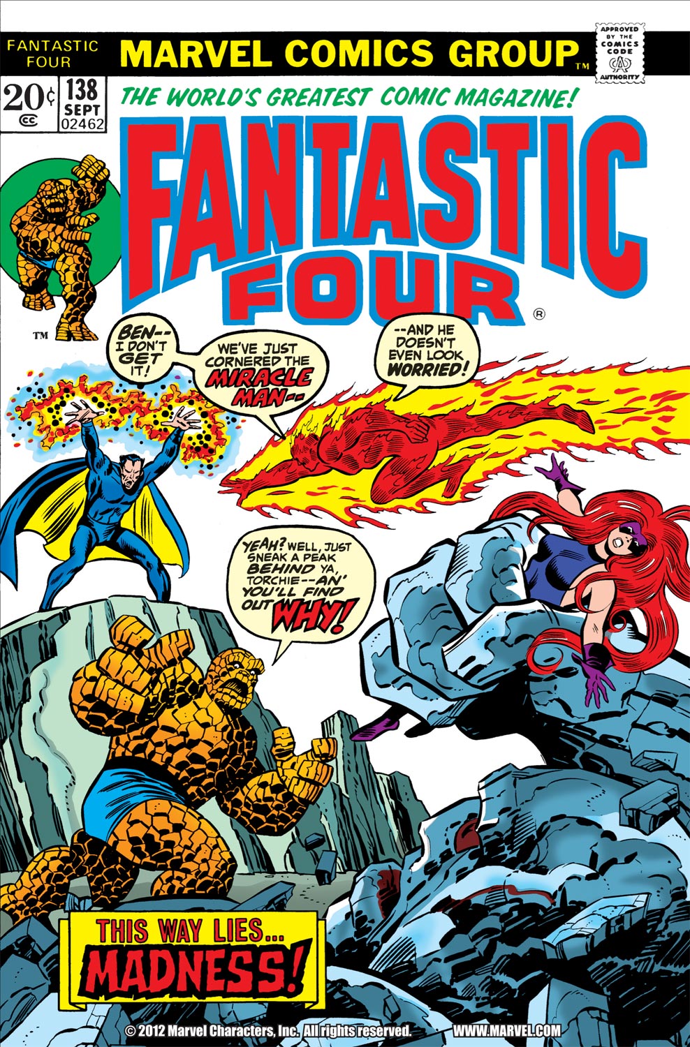 Cover of Fantastic Four #138
