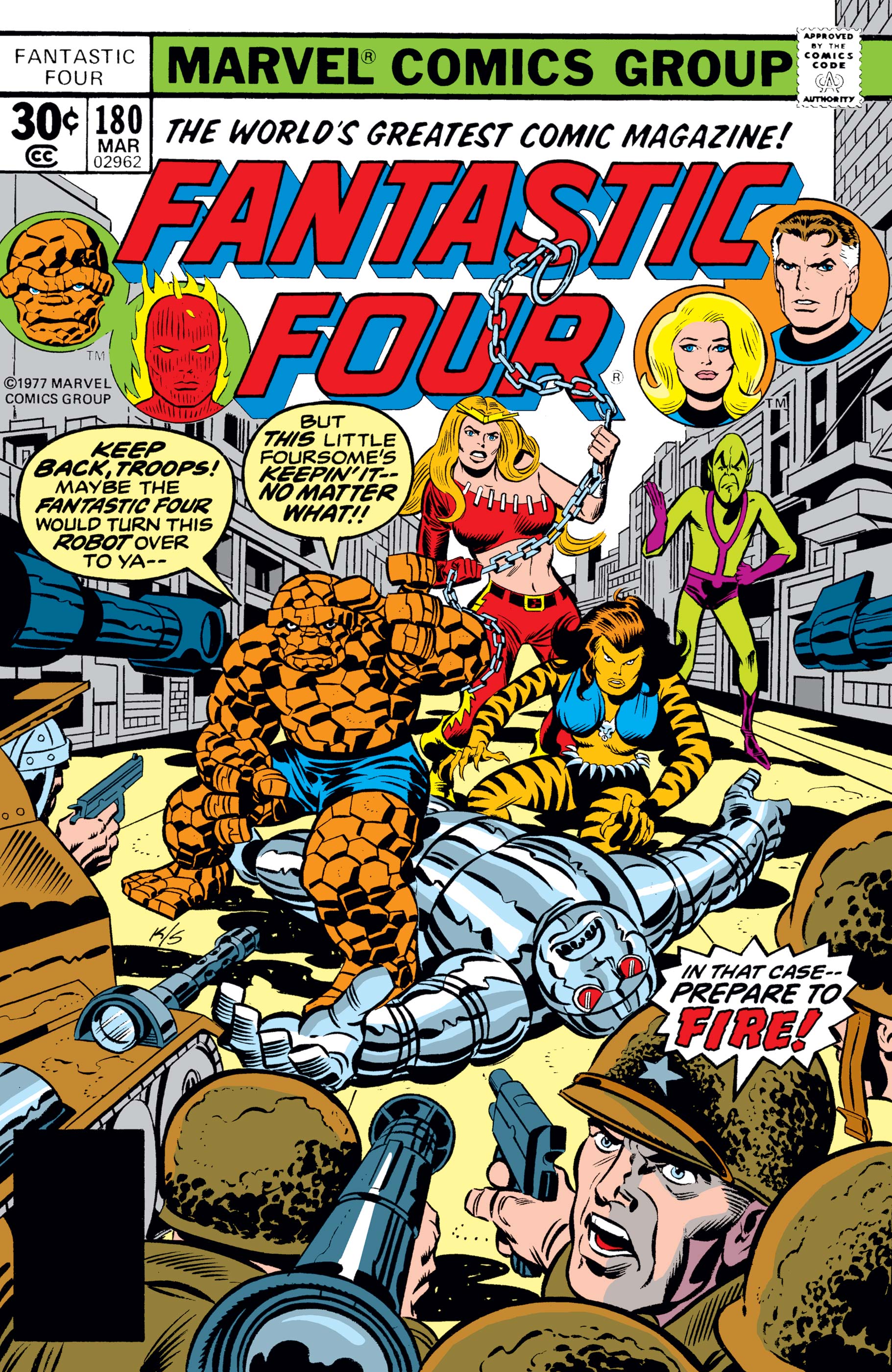 Cover of Fantastic Four #180