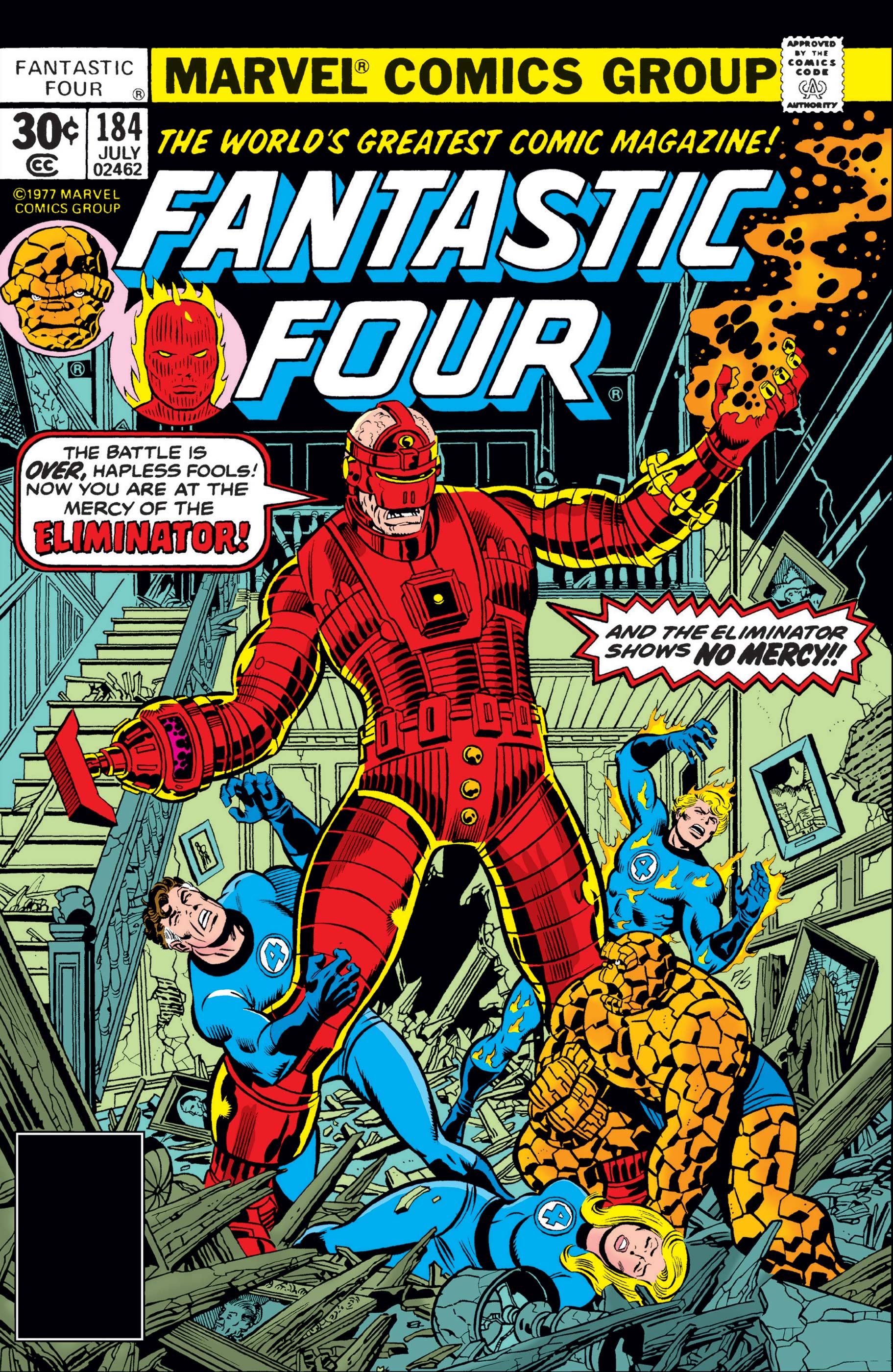 Cover of Fantastic Four #184