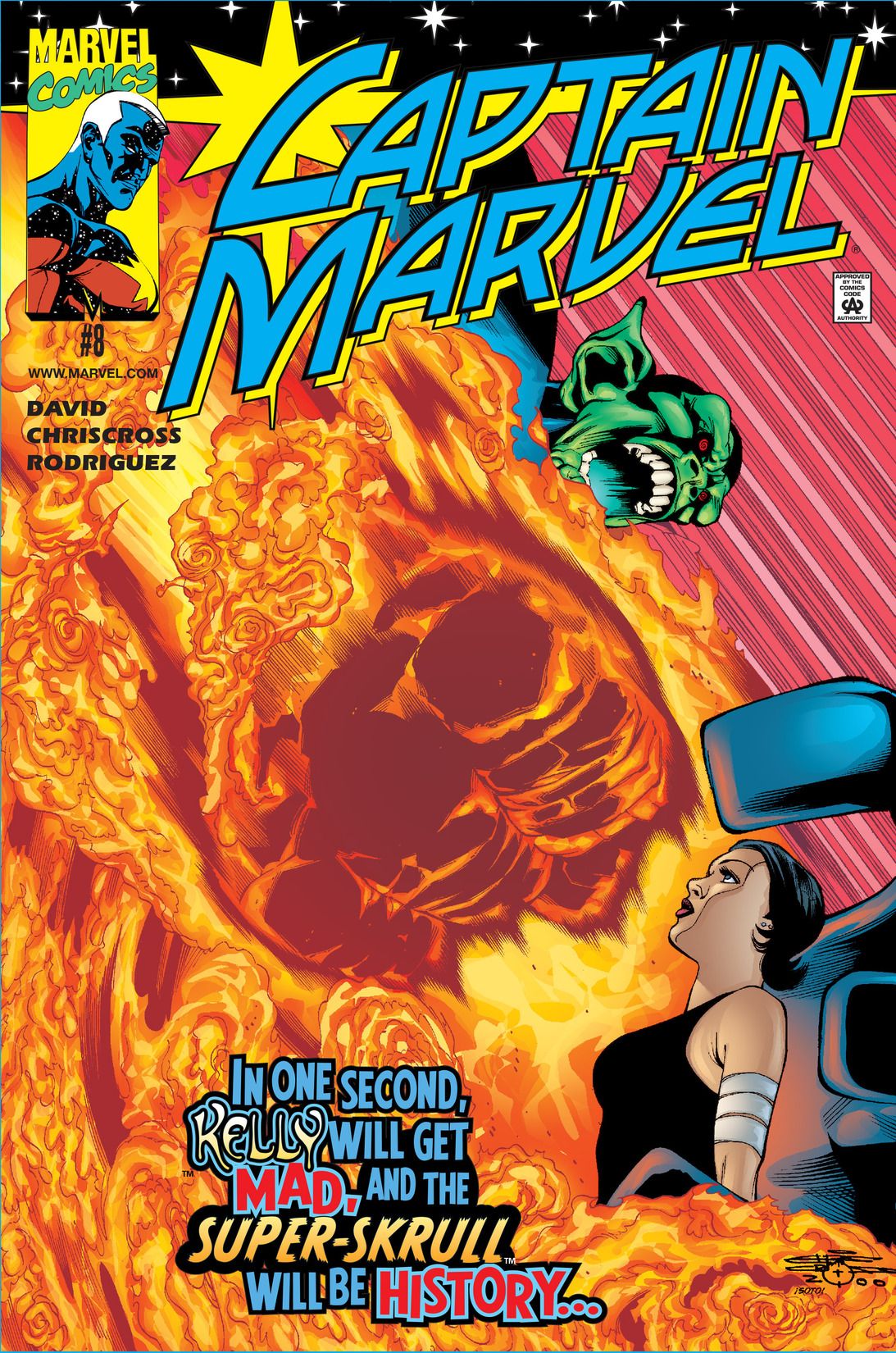 Captain Marvel #8 cover