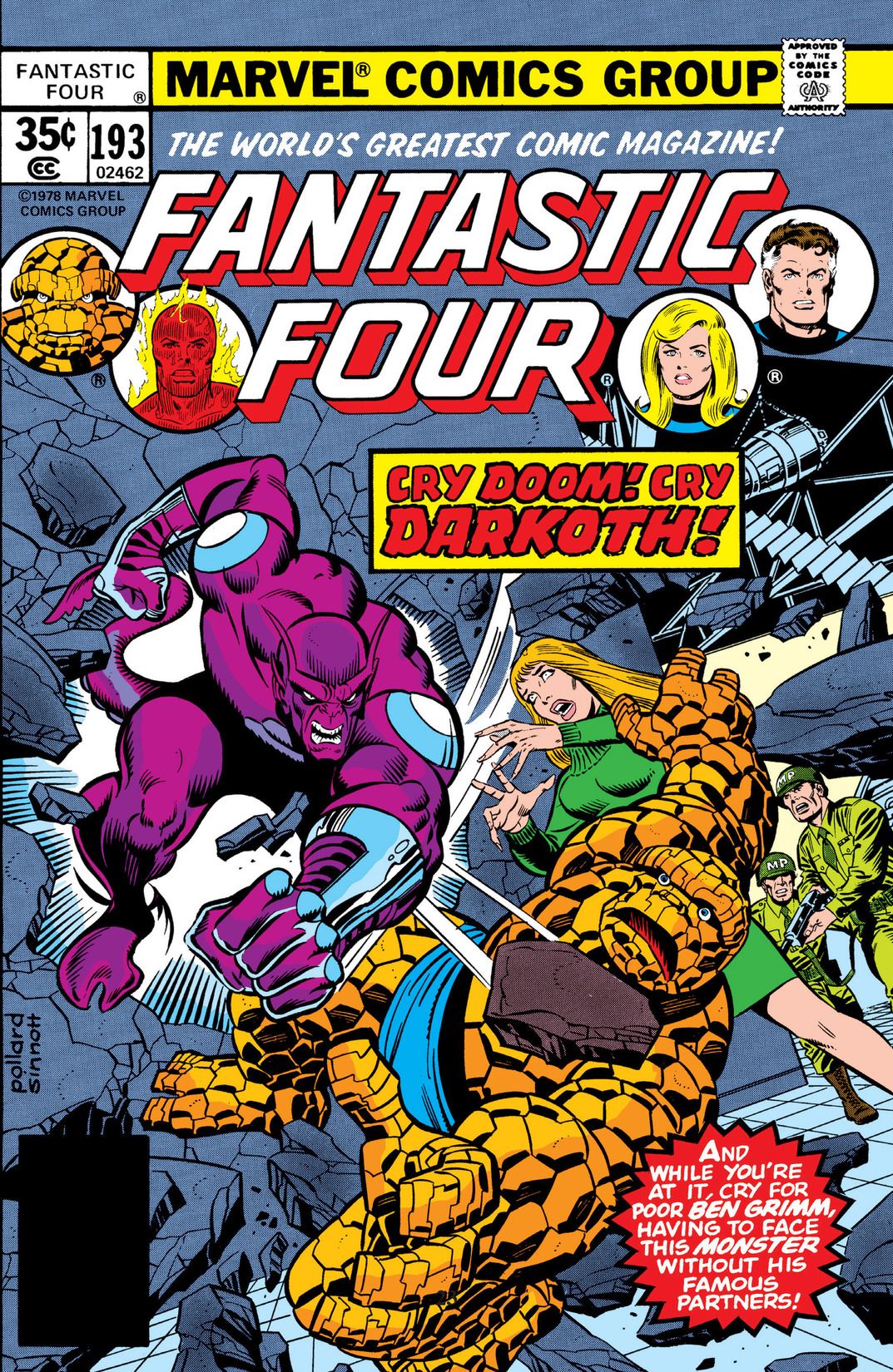 Cover of Fantastic Four #193