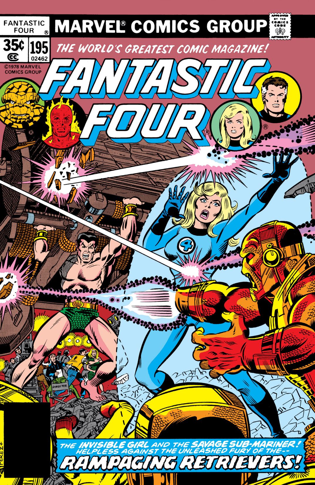 Fantastic Four #195 cover