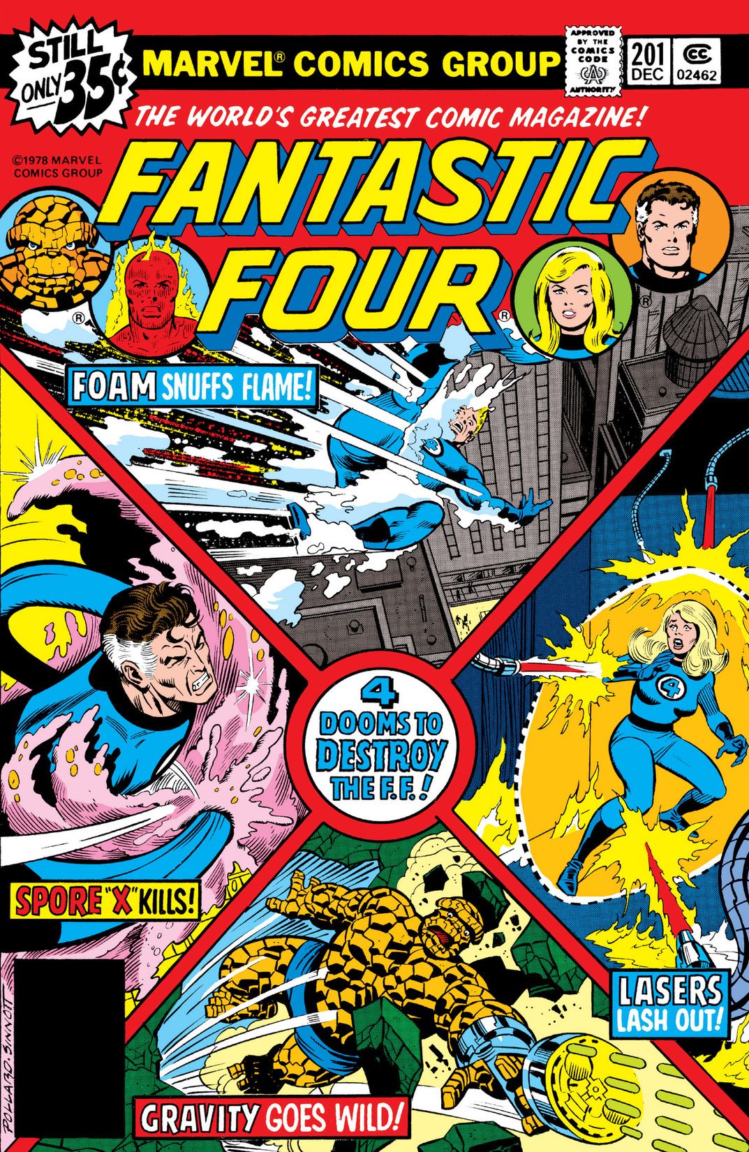 Cover of Fantastic Four #201