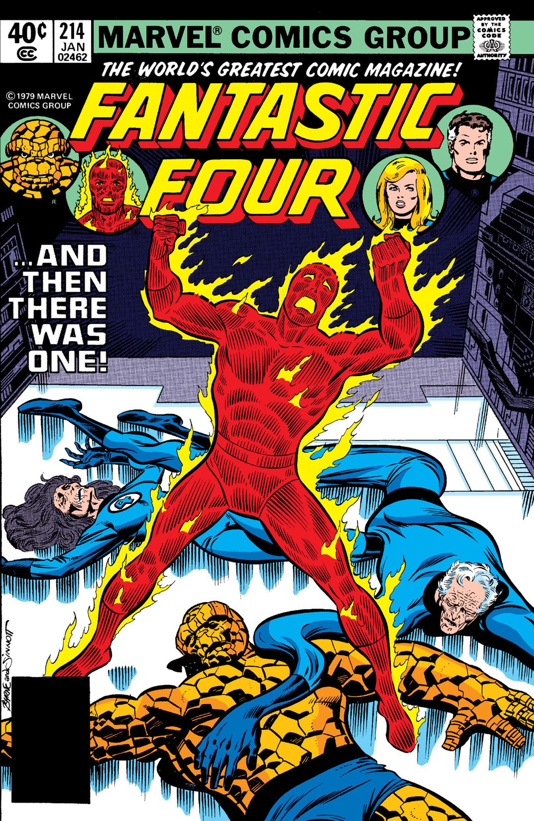 Cover of Fantastic Four #214