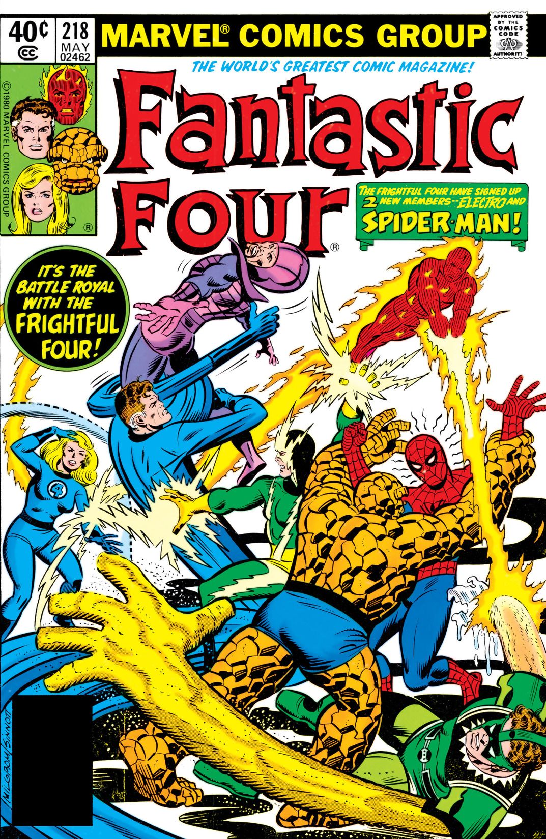 Cover of Fantastic Four #218