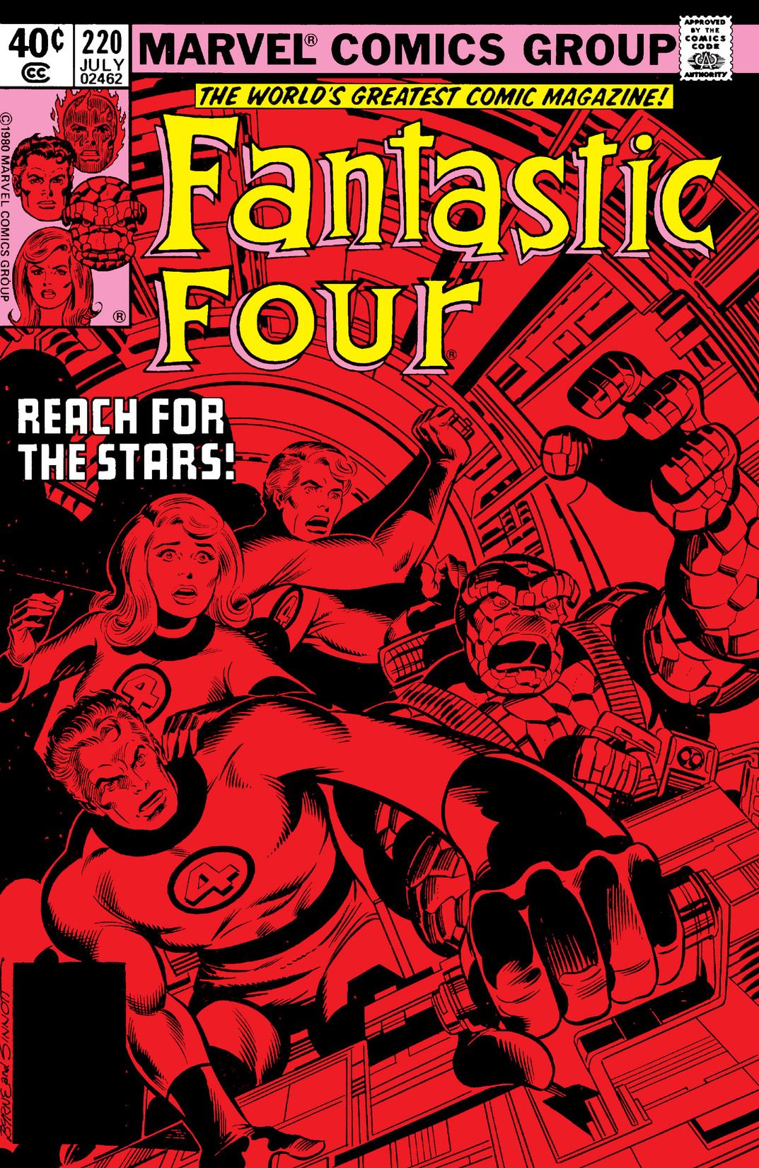 Cover of Fantastic Four #220