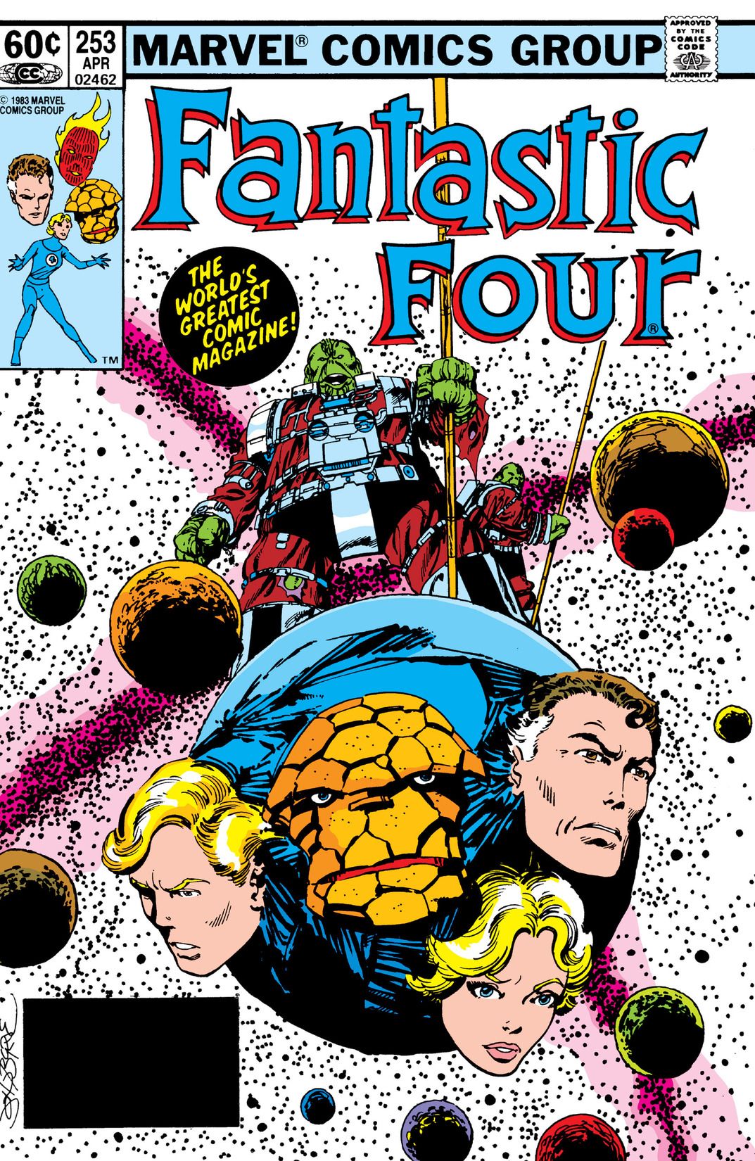 Cover of Fantastic Four #253