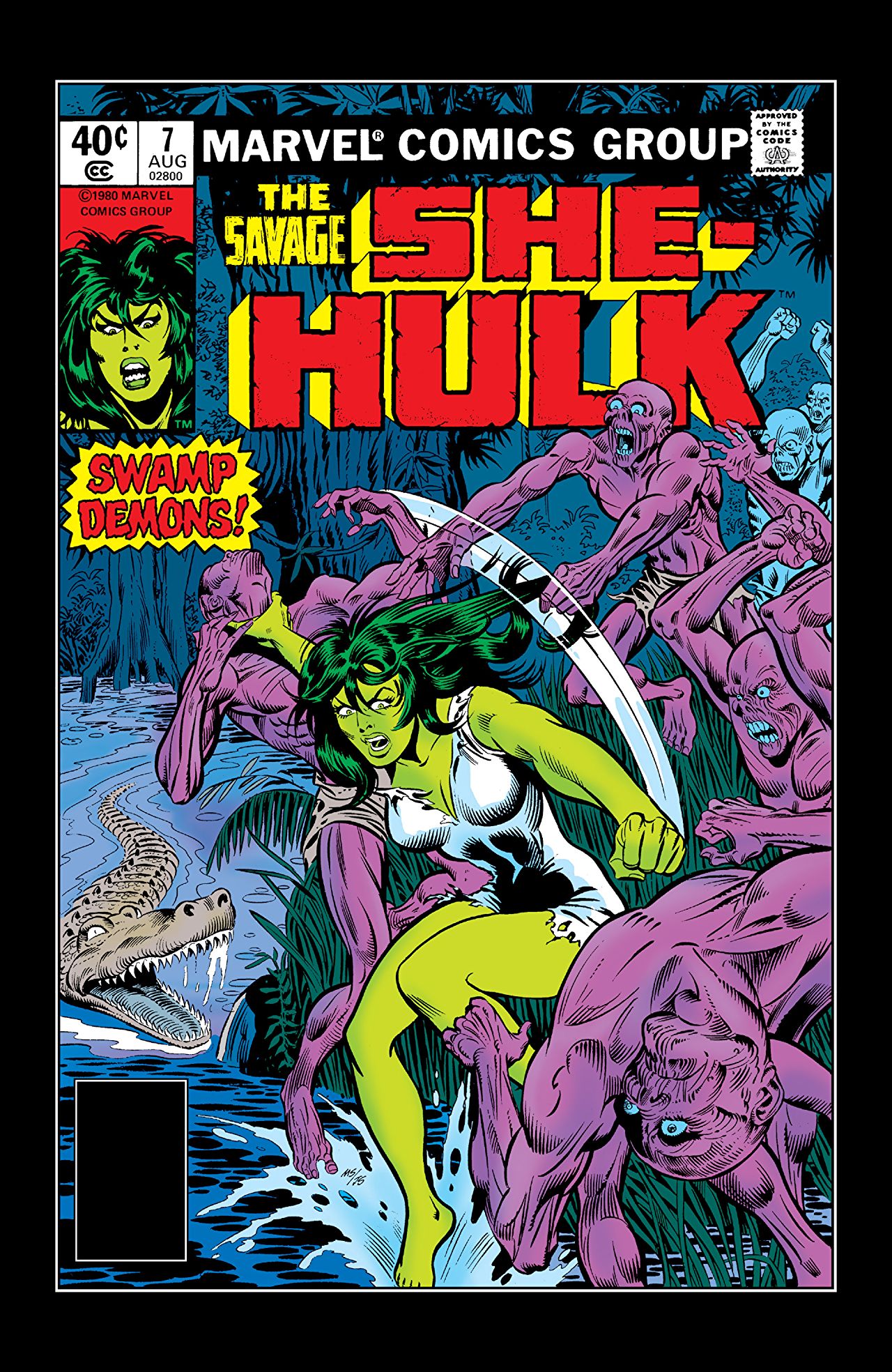 The Savage She-Hulk (1980) #7 cover