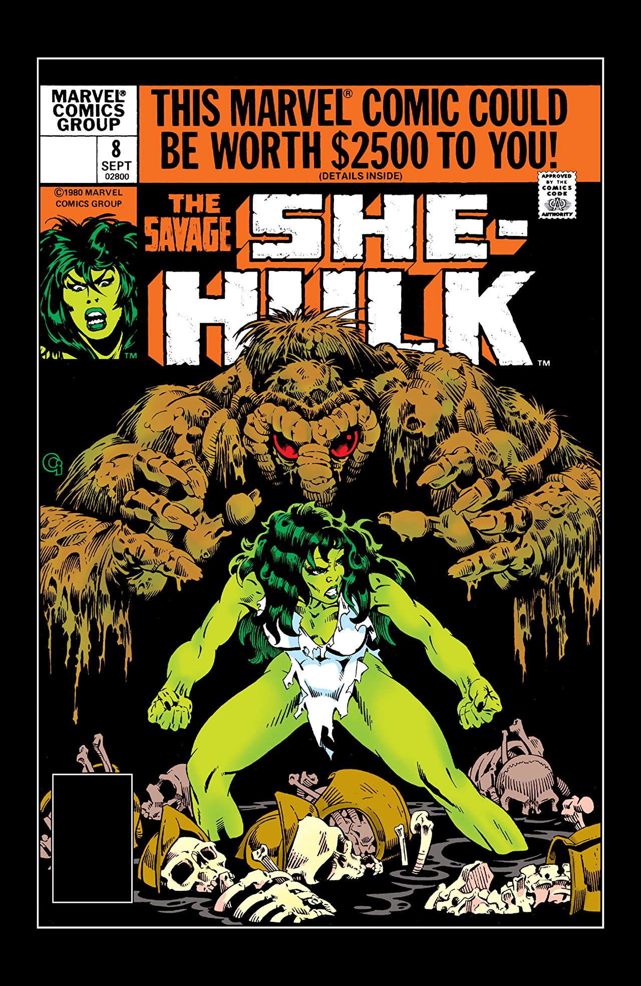 The Savage She-Hulk (1980) #8 cover