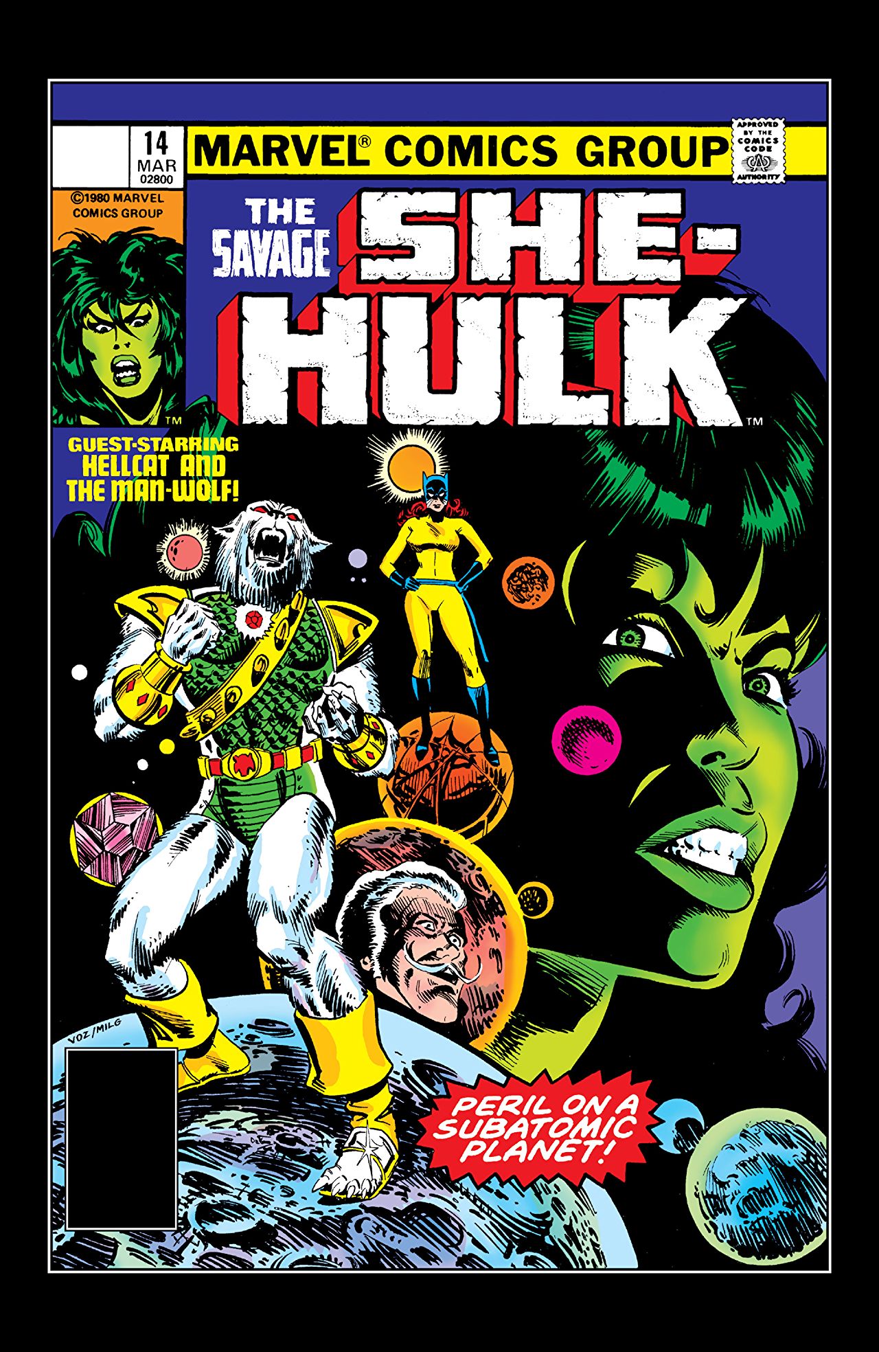 The Savage She-Hulk (1980) #14 cover