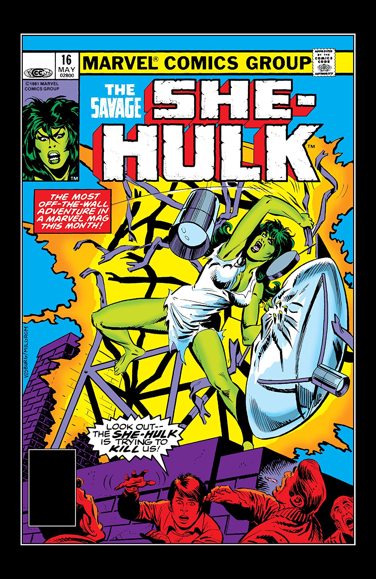 The Savage She-Hulk (1980) #16 cover