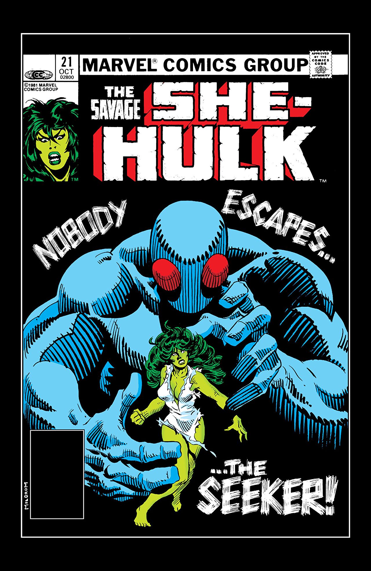The Savage She-Hulk (1980) #21 cover