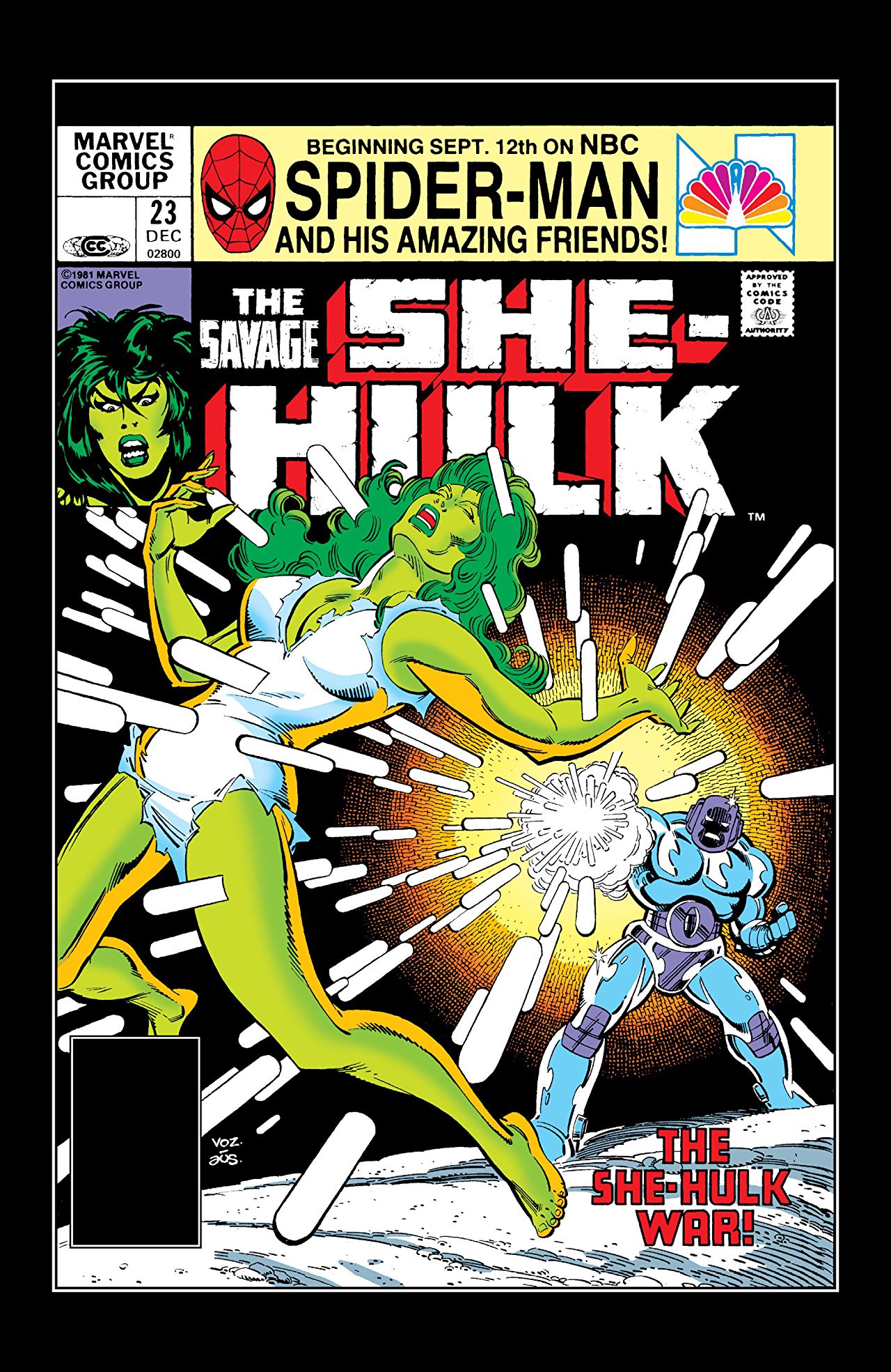 The Savage She-Hulk (1980) #23 cover