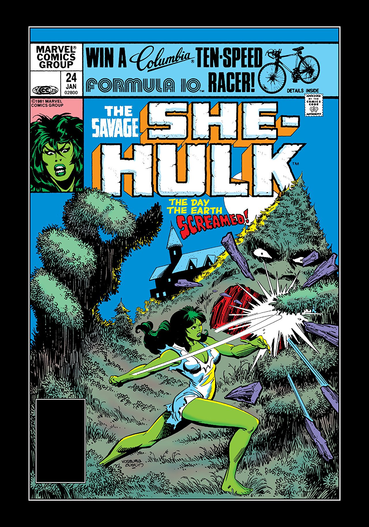 The Savage She-Hulk (1980) #24 cover