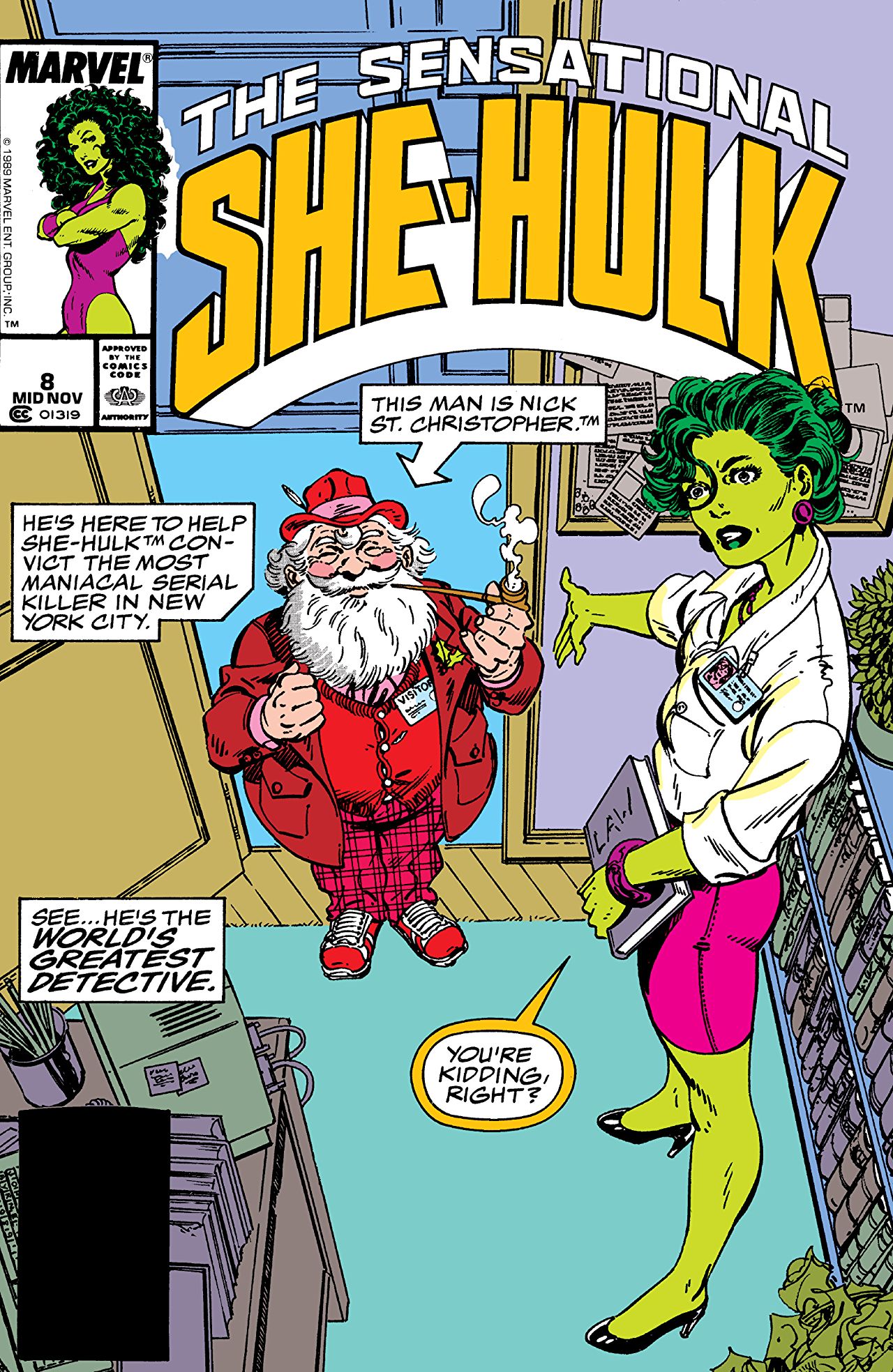 The Sensational She-Hulk #8 cover