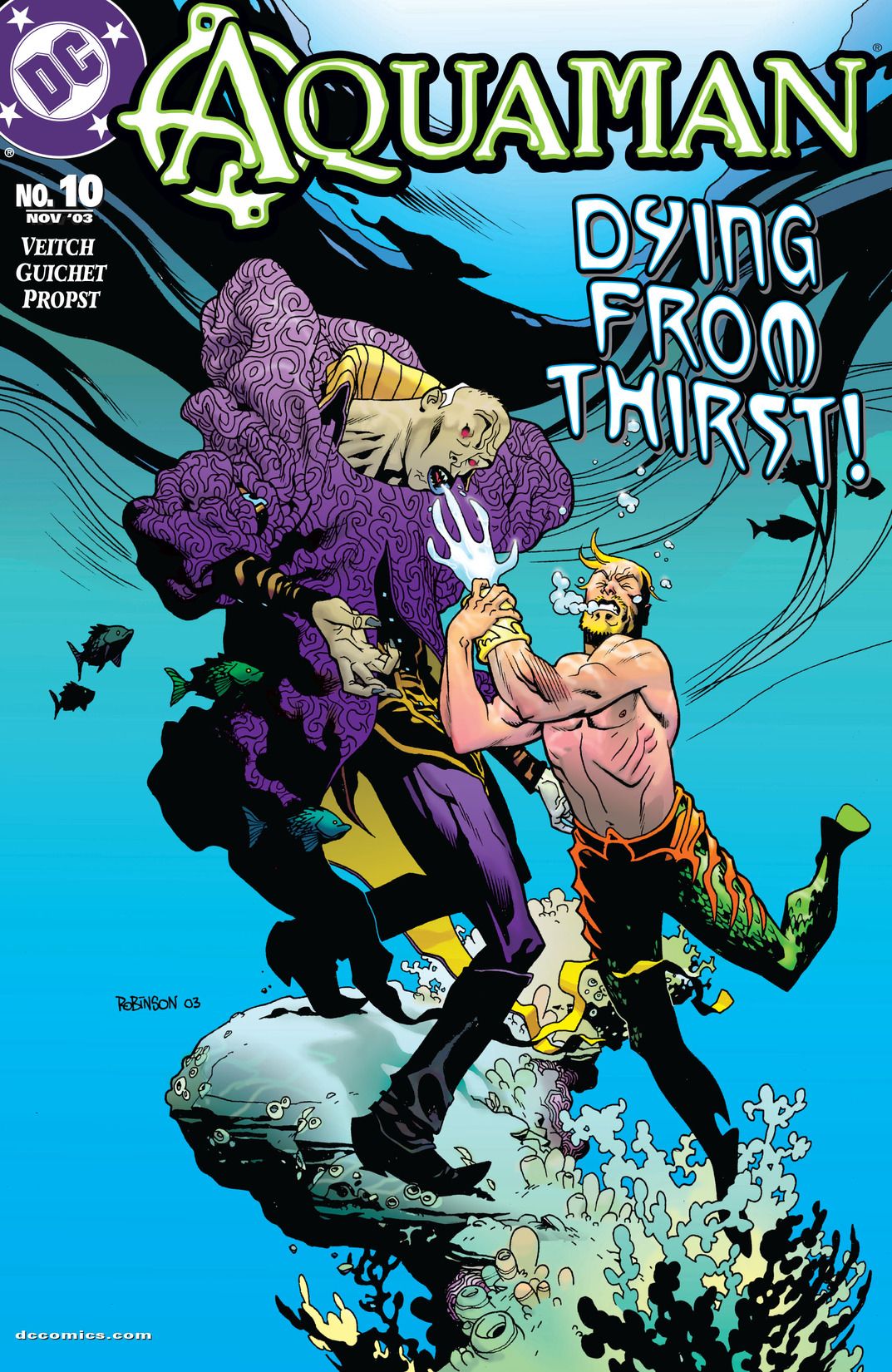 Aquaman (2003) #10 cover
