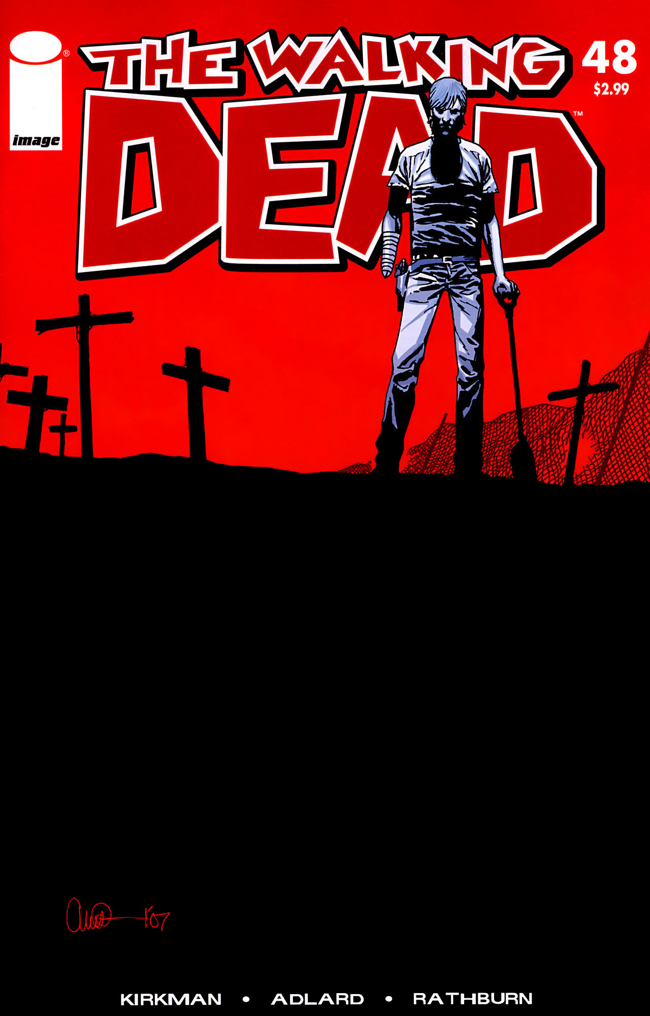 Cover of The Walking Dead #48