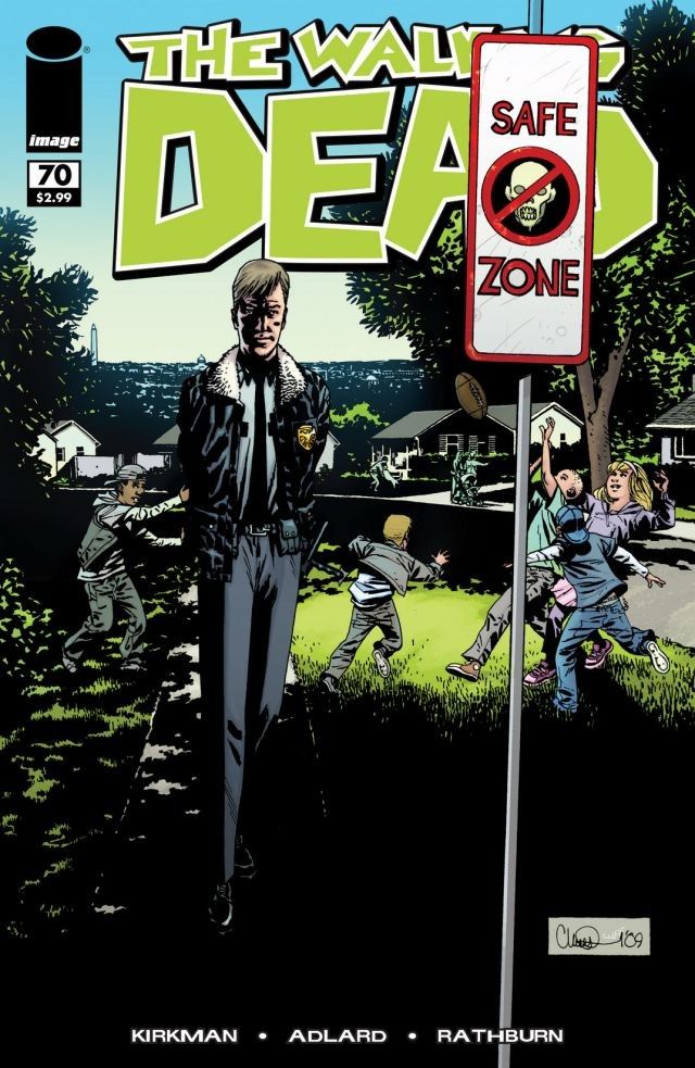 The Walking Dead #70 cover