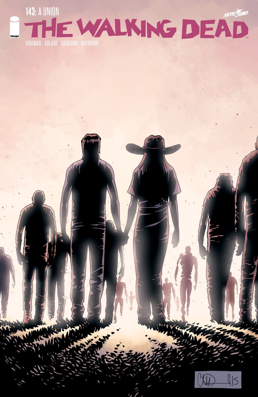 The Walking Dead #143 cover