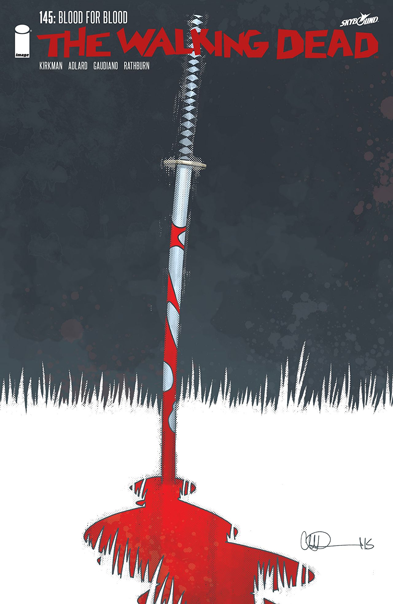 The Walking Dead #145 cover
