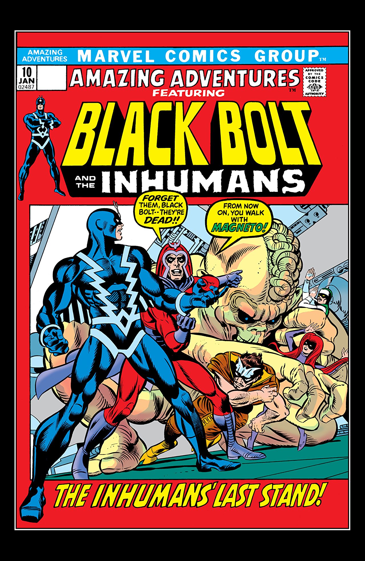 Amazing Adventures (1970) #10 cover