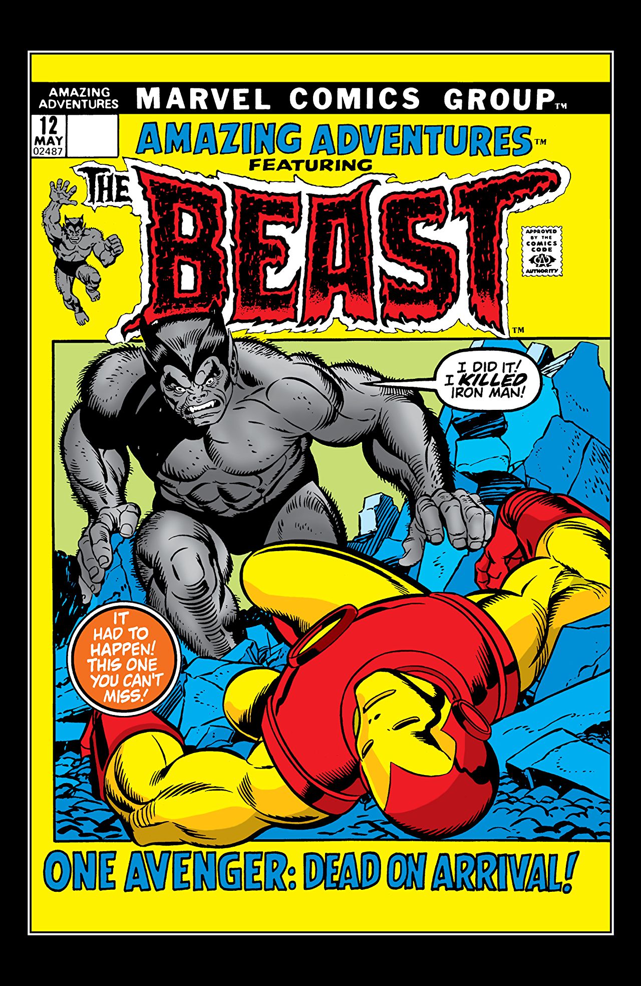 Amazing Adventures (1970) #12 cover