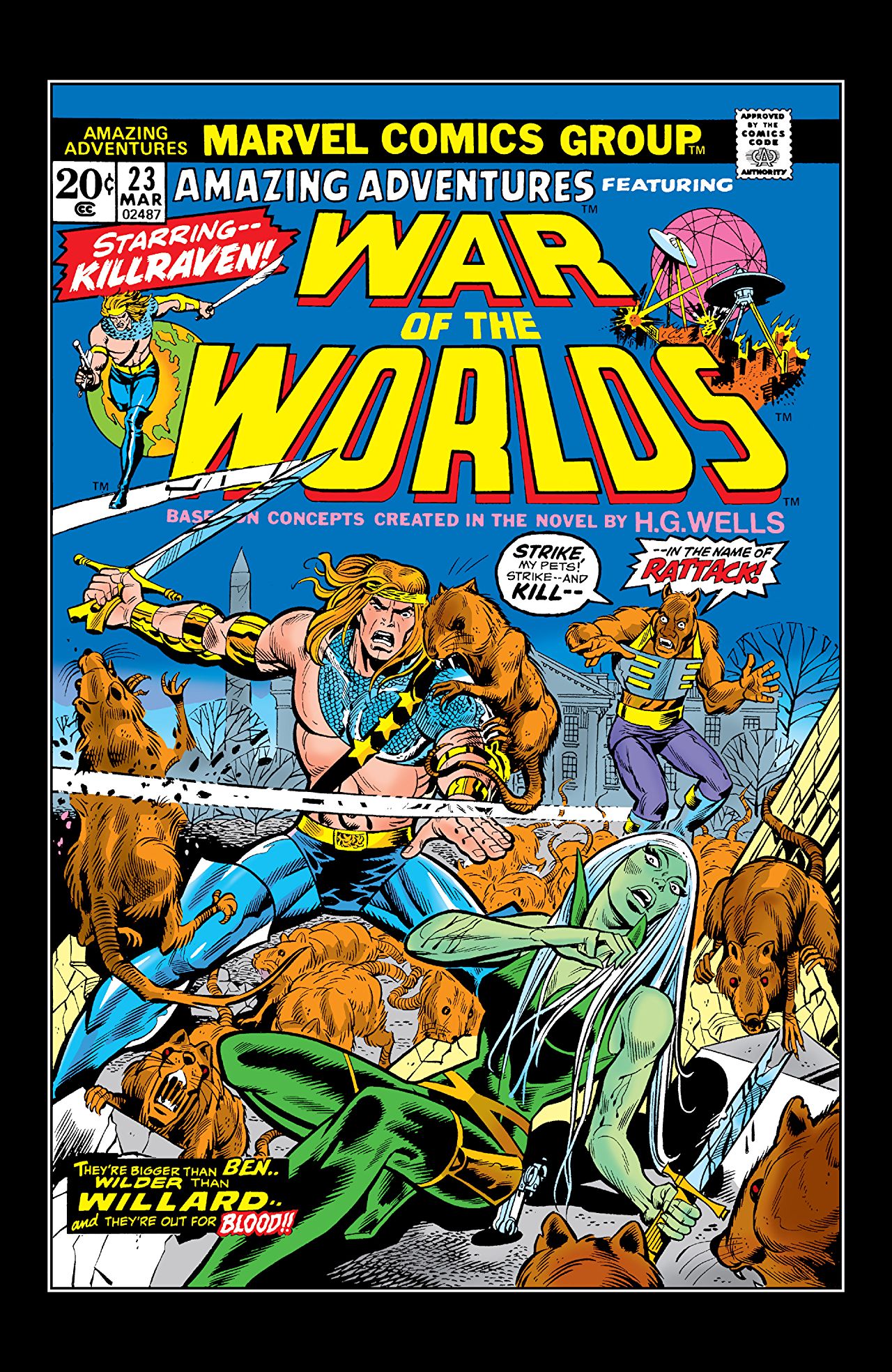 Amazing Adventures (1970) #23 cover