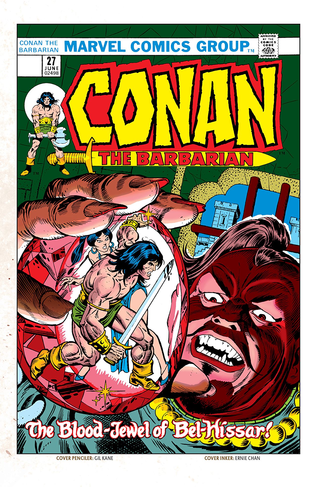 Conan the Barbarian #27 cover