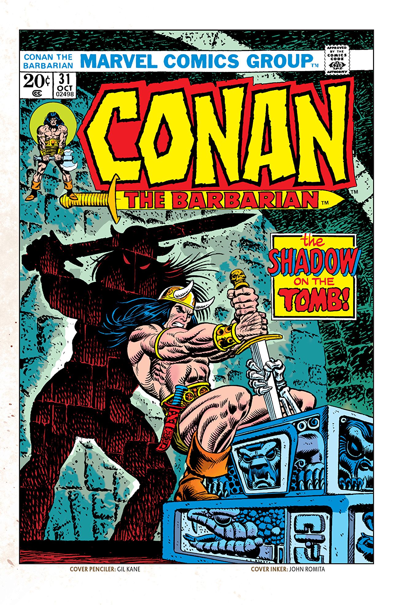 Conan the Barbarian #31 cover