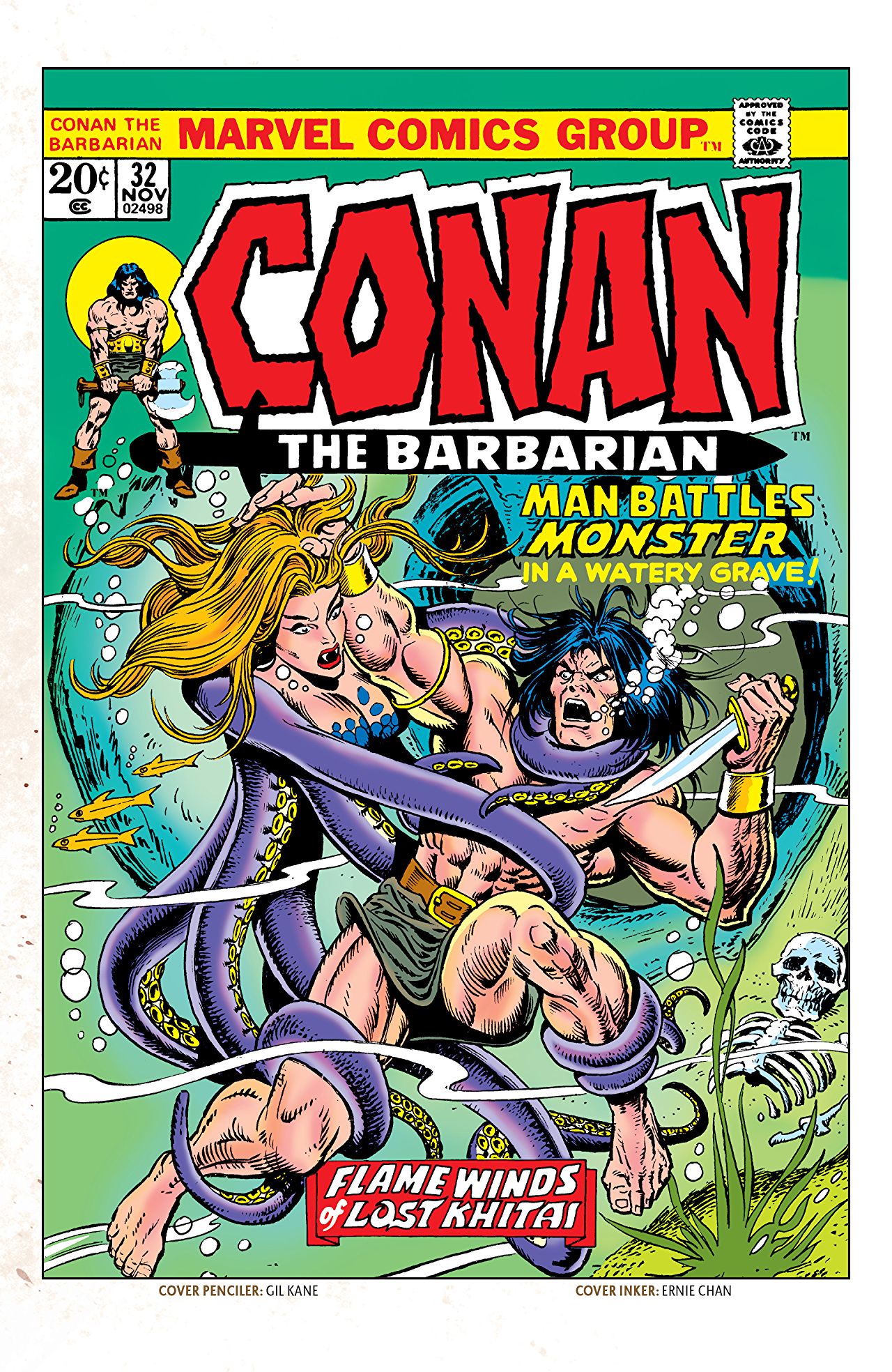 Conan the Barbarian #32 cover