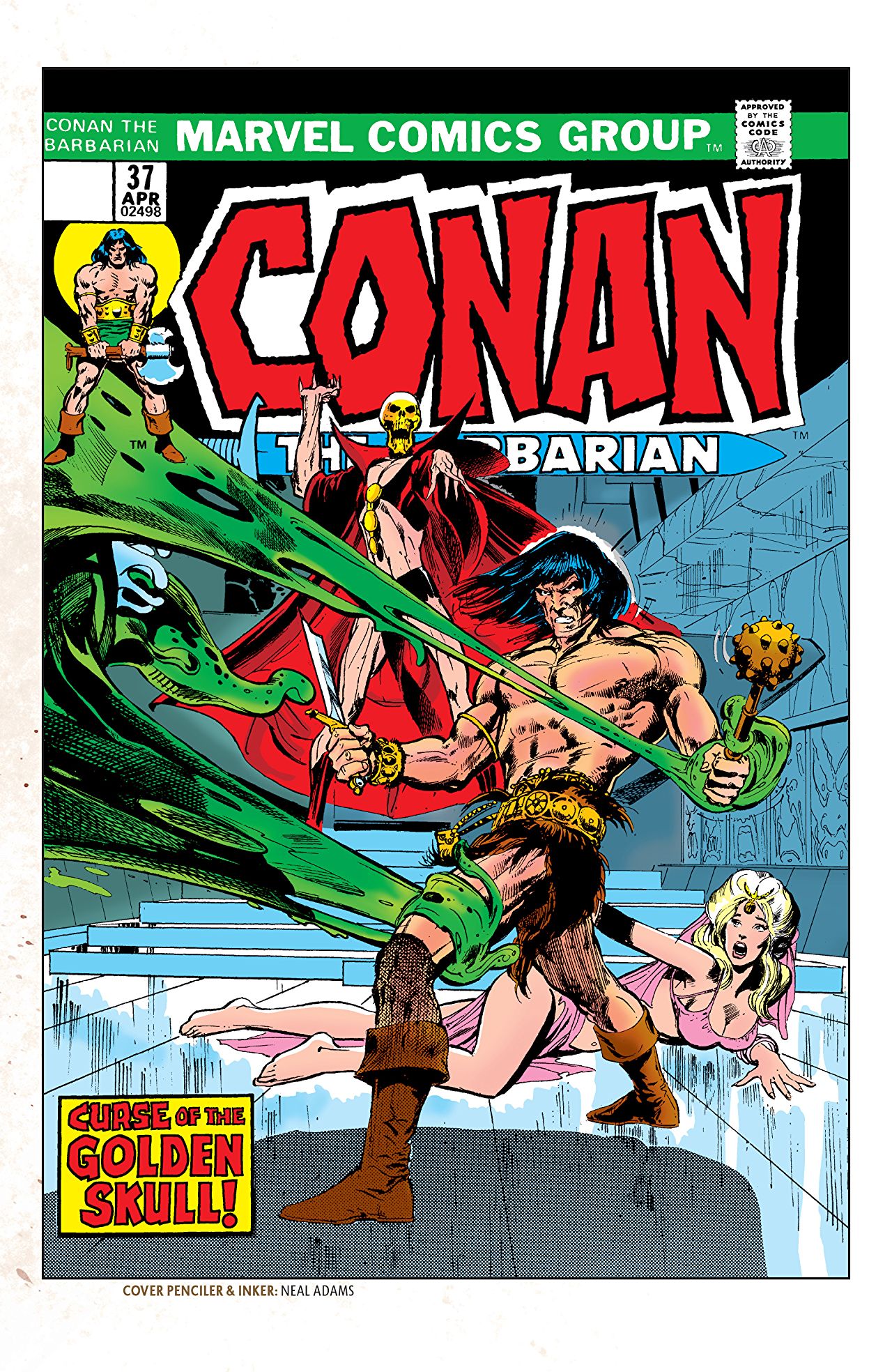Conan the Barbarian #37 cover