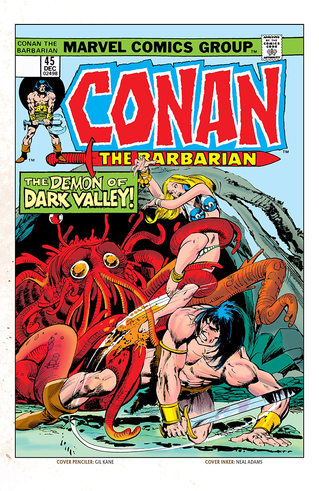 Conan the Barbarian #45 cover