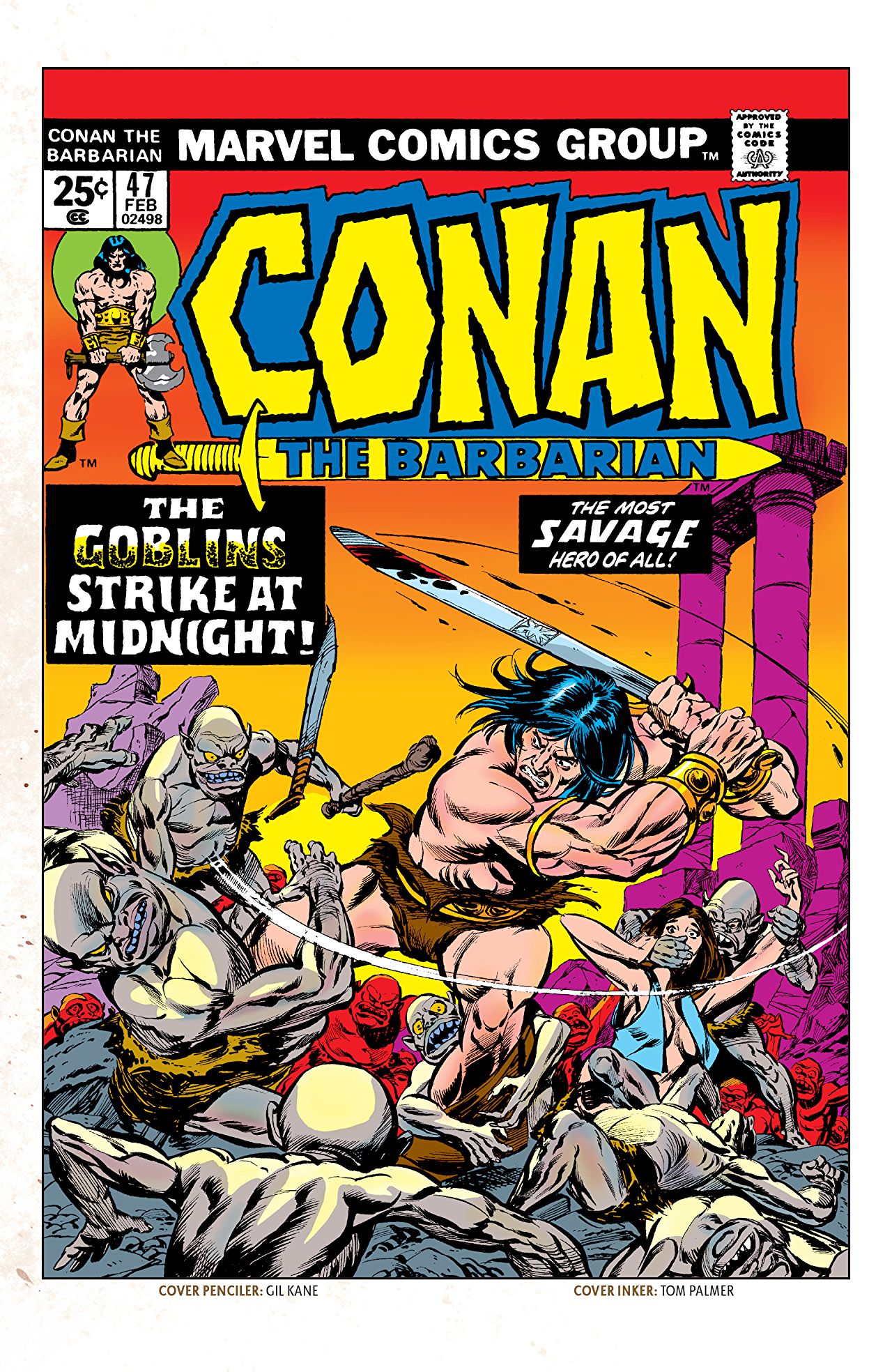 Conan the Barbarian #47 cover