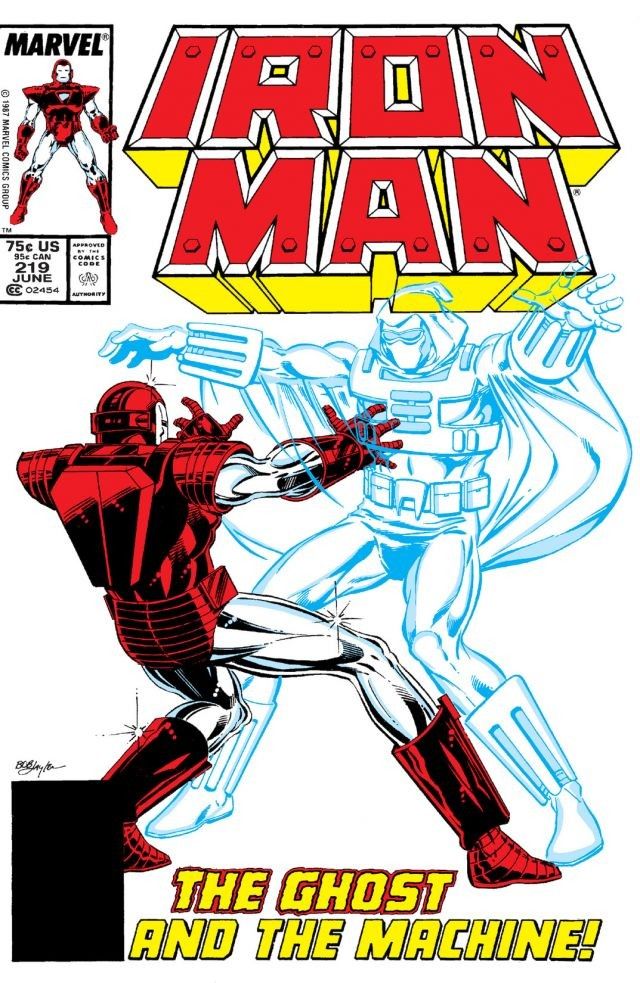 Iron Man #219 cover