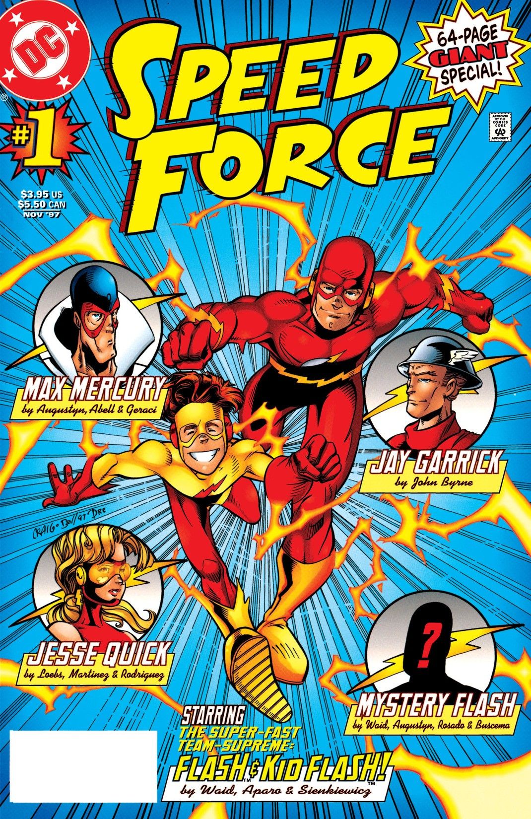 Speed Force (1997) #1 cover