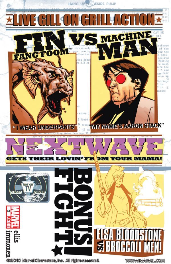 Cover of Nextwave: Agents of H.A.T.E. #2