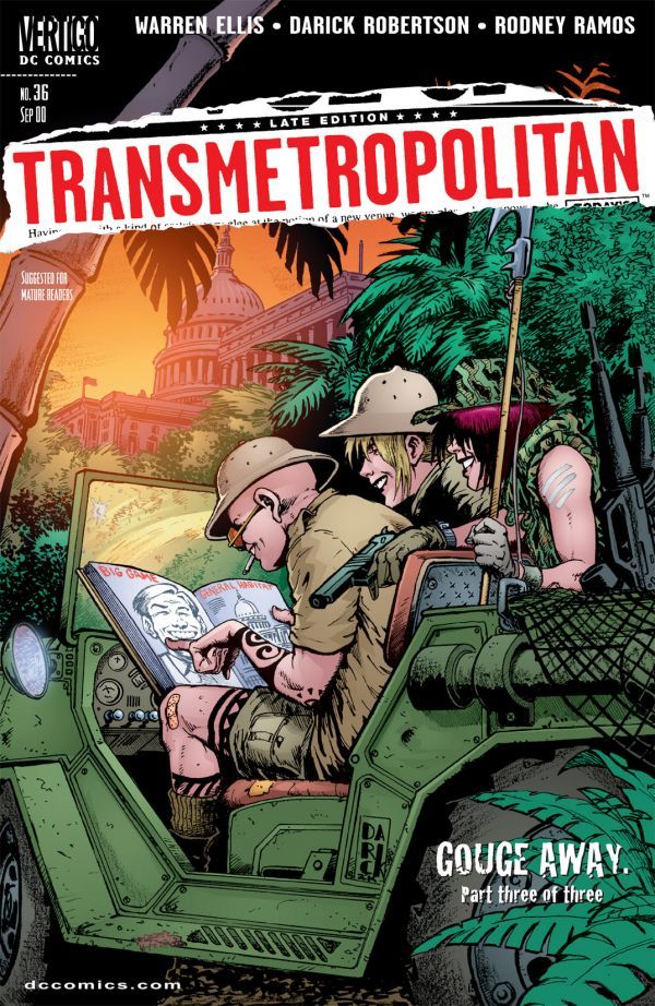 Transmetropolitan (1997) #36 cover