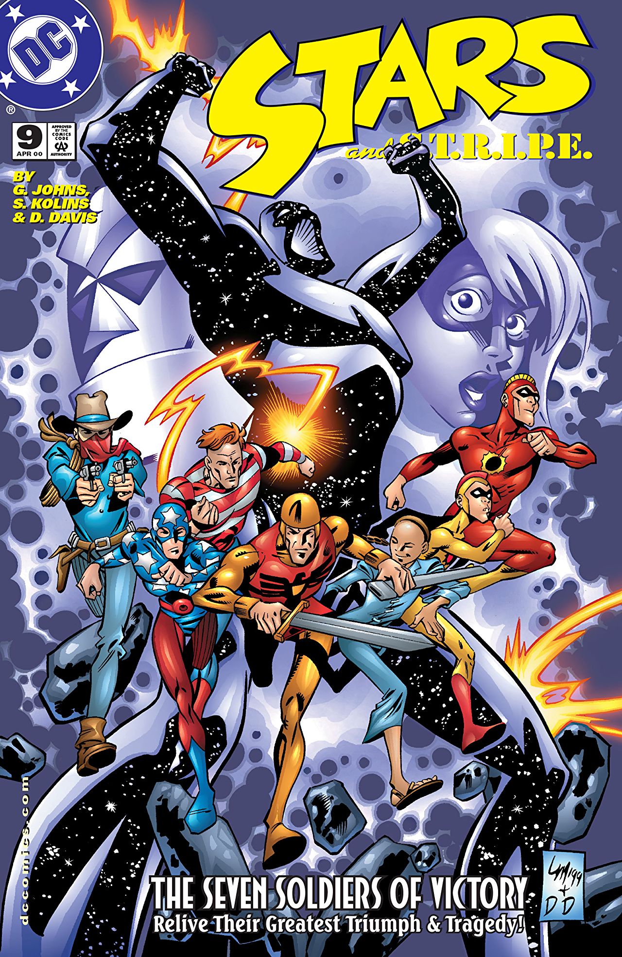Stars and S.T.R.I.P.E. (1999) #9 cover