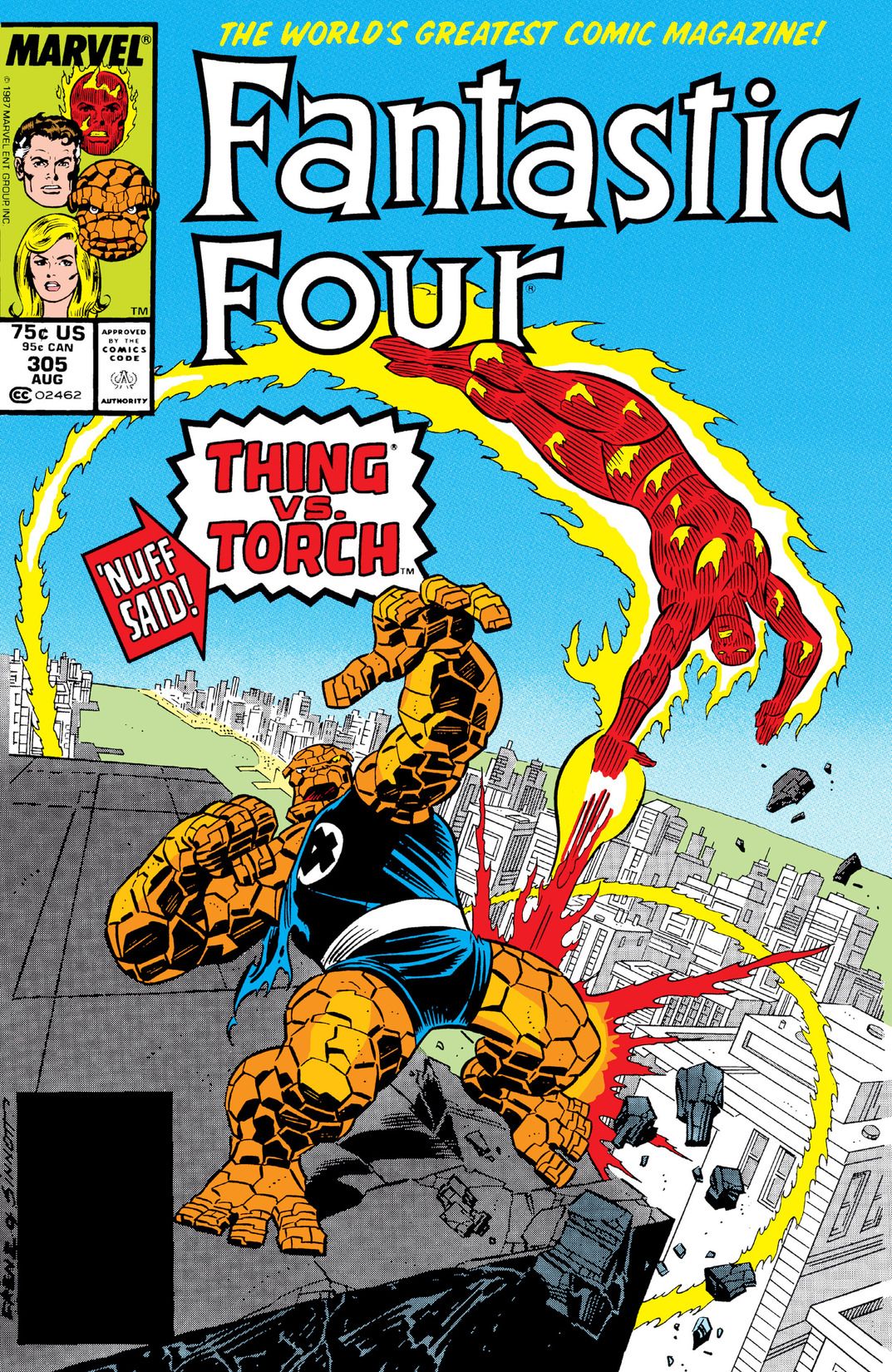 Cover of Fantastic Four #305
