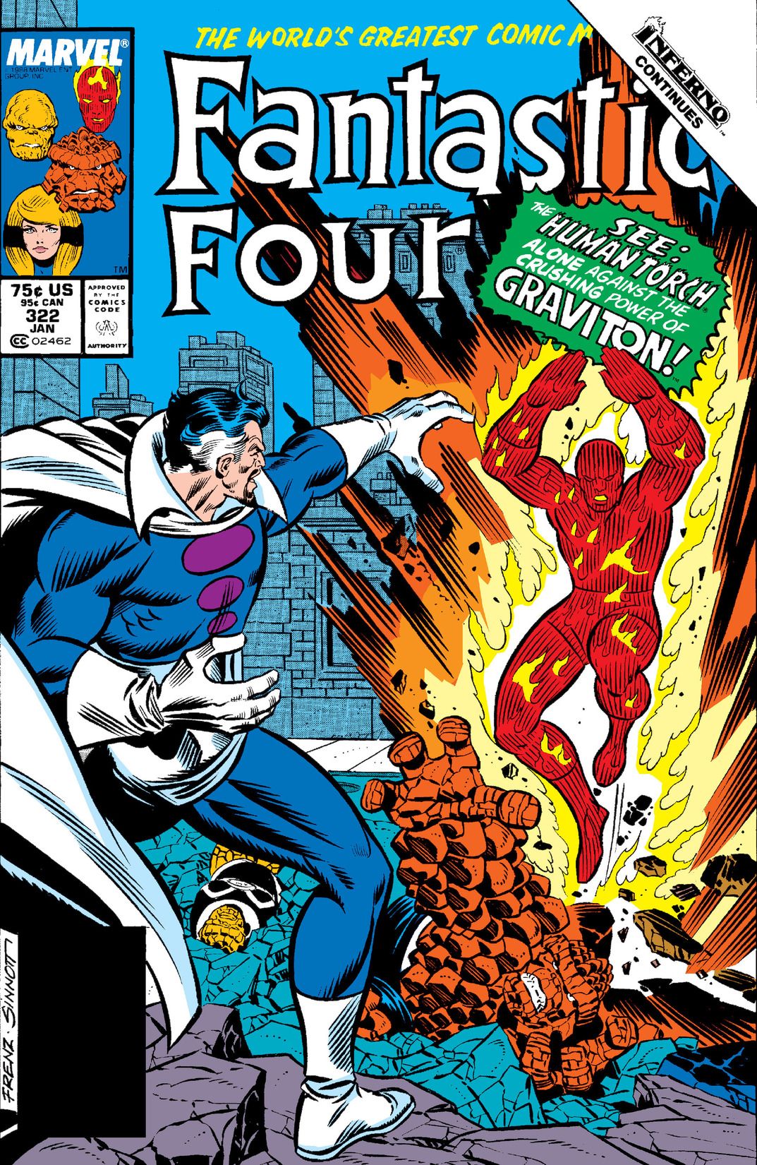 Cover of Fantastic Four #322