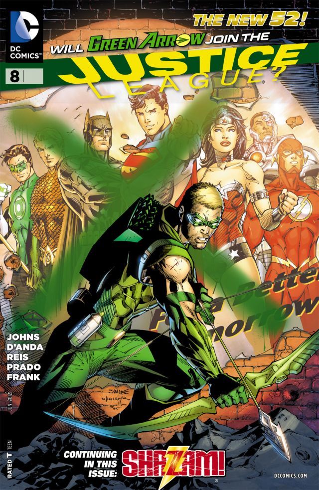 Justice League (2011) #8 cover