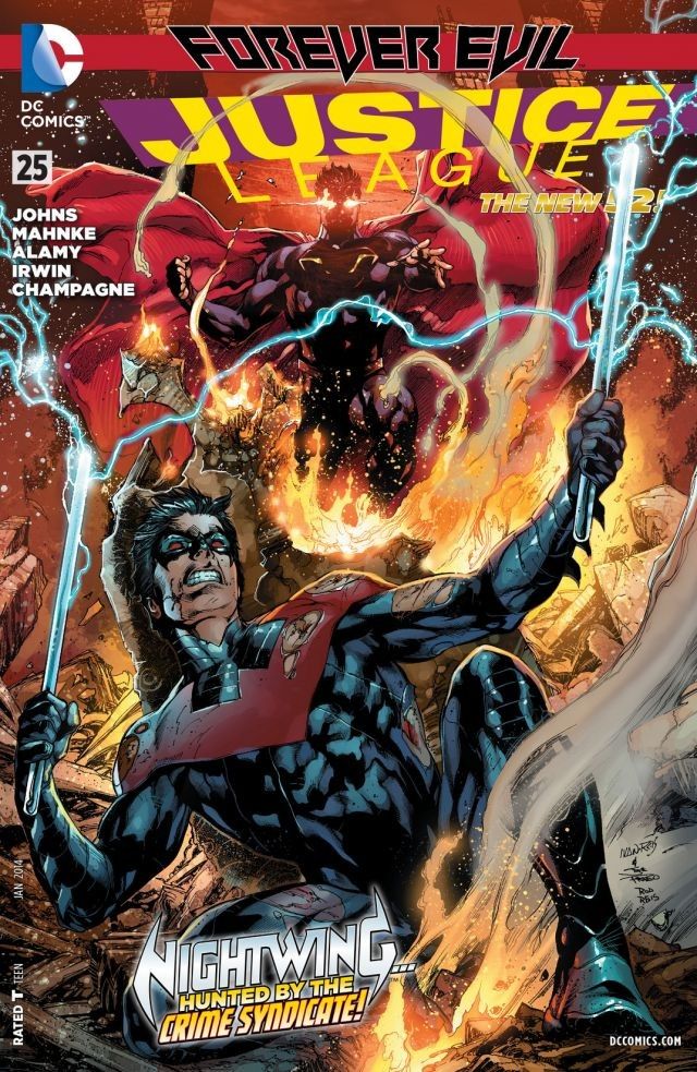 Cover of Justice League #25